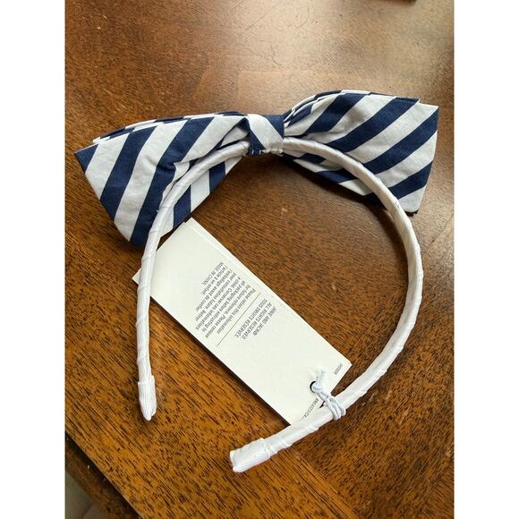 NWT Blue & White Girls Headband - Picture 2 of 4
